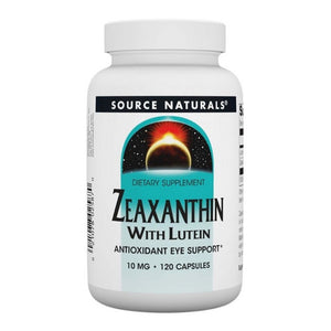 Source Naturals, Zeaxanthin with Lutein, 10mg, 120 Caps