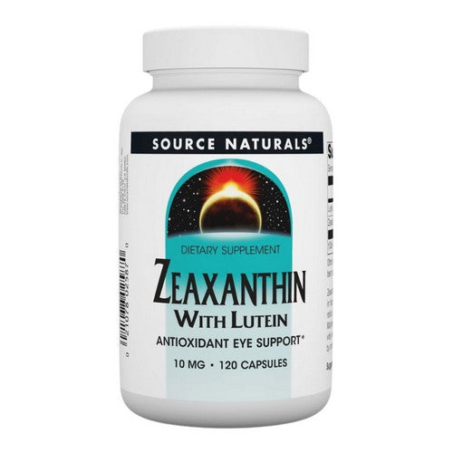 Source Naturals, Zeaxanthin with Lutein, 10mg, 120 Caps