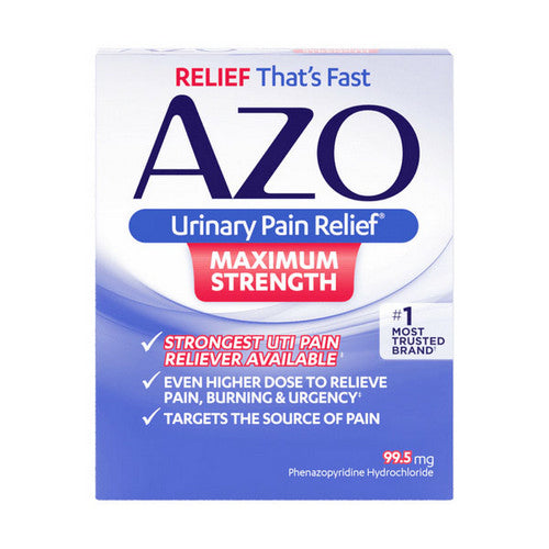 Azo, Urinary Pain Relief Maximum Strength, 99.5 Mg, 24 Tabs