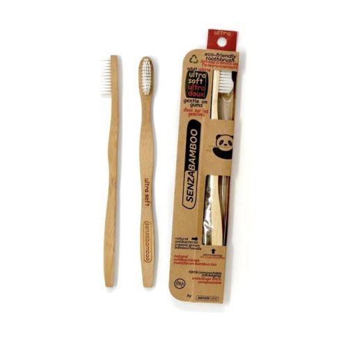 Senzacare, Eco-Friendly Toothbrush Adult Soft, 1 Count