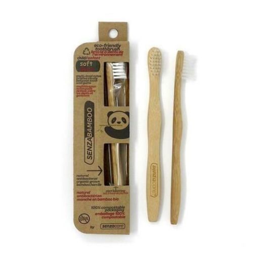 Senzacare, Toothbrush Soft Child's Eco-Friendly SenzaBamboo, 1 Count