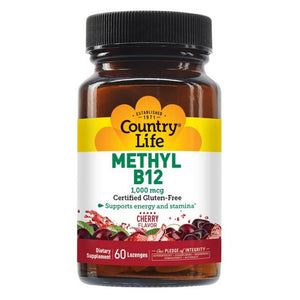 Country Life, Methyl B12 Cherry, 1000 Mcg, 60 Lozenges