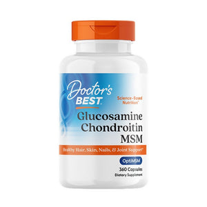 Doctors Best, Glucosamine Chondroitin MSM With OptiMSM, 360 Veggie Capsules