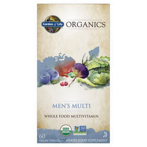 Garden of Life, Organics Mens Multi, 60 Tabs