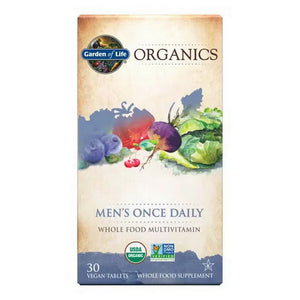Garden of Life, Organics Men Once Daily, 30 Tabs