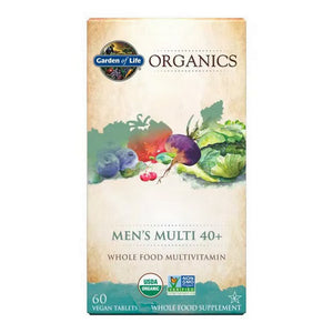 Garden of Life, Organics Mens 40 Plus Multi, 60 Tabs