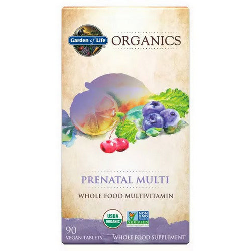Garden of Life, Organics Prenatal Multi, 90 Tabs