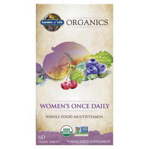 Garden of Life, Organics Women'S Once Daily Multivitamin, 60 Tabs