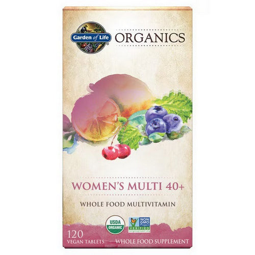 Garden of Life, Organics Women's 40 Plus Multi, 120 Tabs