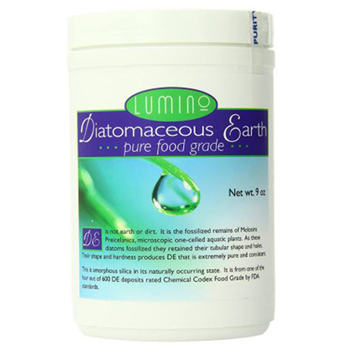 Lumino, Diatomaceous Earth Fresh Water Food Grade Pure, 9 Oz
