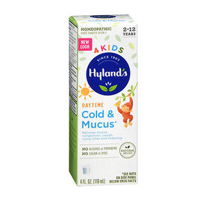 Hylands, Naturals Kids Cough & Mucus Liquid Daytime Grape, 4 Oz