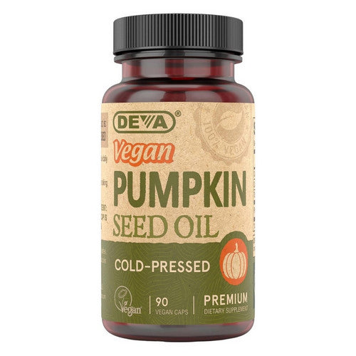 Deva Vegan Vitamins, Vegan Pumpkin Seed Oil, 90 Veg Caps