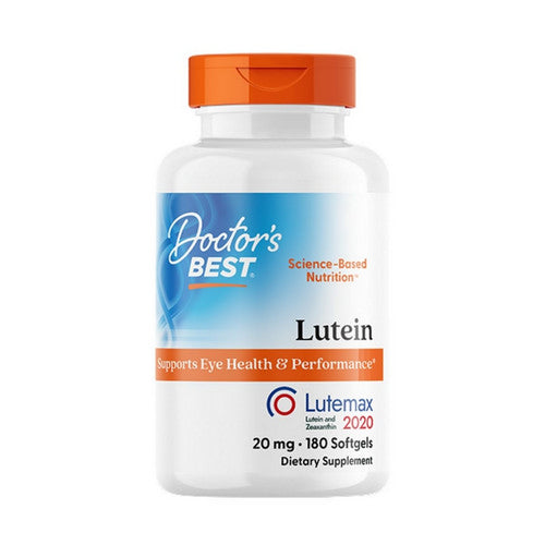 Doctors Best, Lutein With Lutemax 2020, 20 mg, 180 Softgels