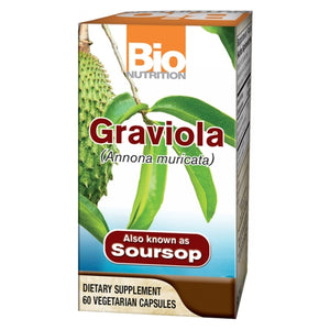 Bio Nutrition, Soursop Graviola, 1500 mg, 60 Veg Caps
