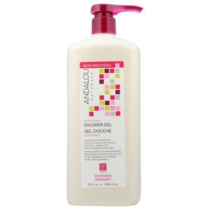 Andalou Naturals, 1000 Roses Soothing Shower Gel, 8.5 Oz