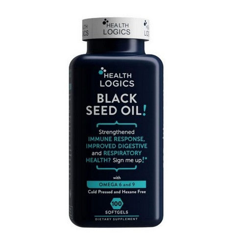 Health Logics, Black Seed Oil, 100 Caps