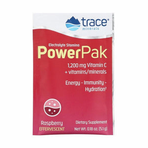 Trace Minerals, Electrolyte Stamina Power Pak Raspberry, 0.18 Oz