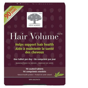 New Nordic US Inc, Hair Volume, 30 Tabs