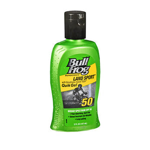 Bullfrog, Land Sport Sunscreen Quik Gel SPF 50, 5 oz