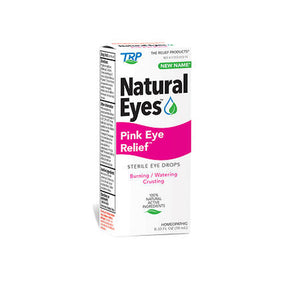 The Relief Products, Natural Eyes Pink Eye Relief Sterile Eye Drops, 0.33 Oz