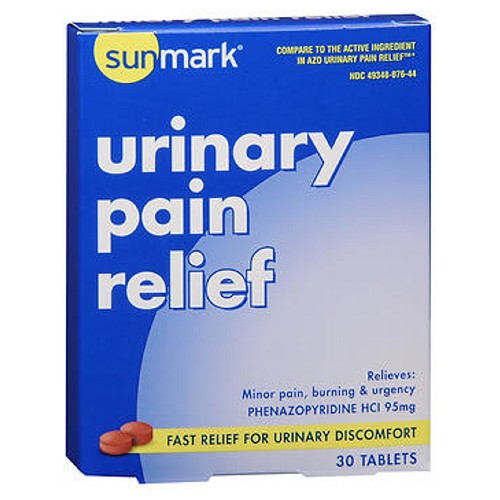 Sunmark, Urinary Pain Relief, Box Of 30