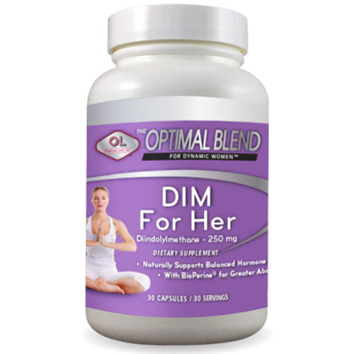 Olympian Labs, Dim For Her, 250 mg, 30 Veg Caps