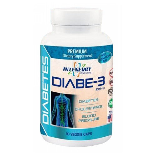 Intenergy, Diabe-3, 60 Veg Caps