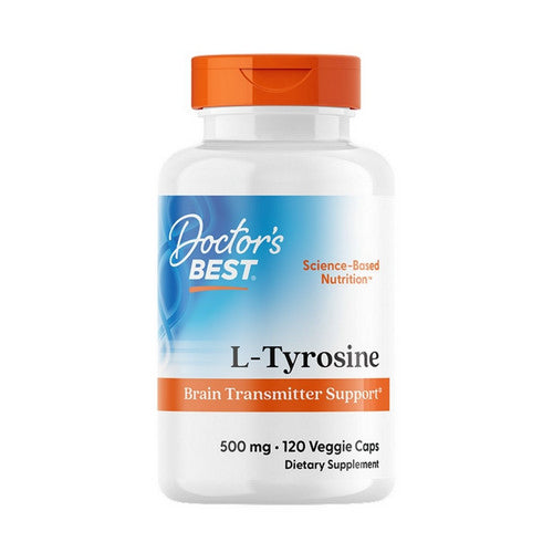 Doctors Best, Best L-Tyrosine, 500 mg, 120 Veggie Caps