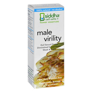 Sidda Flower Essences, Cells Salts + Flower Essences - Male Virility, 1 Oz
