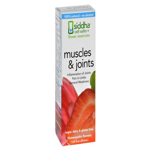 Sidda Flower Essences, Cells Salts + Flower Essences - Muscle & Joints, 1 Oz