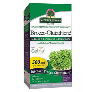 Nature's Answer, Brocco-Glutathione, 500 Mg, 60 Veg Caps