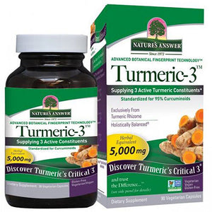 Nature's Answer, Turmeric 3, 12,800 Mg, 90 Veg Caps