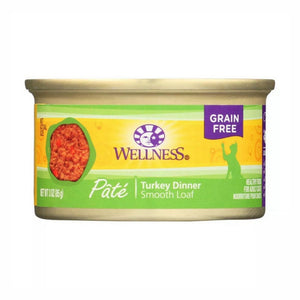 Wellness, Complete Health Pate Turkey Dinner Canned Cat Food, 3 Oz