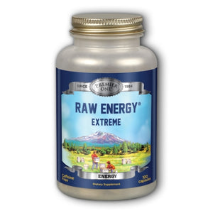 Premier One, Raw Energy Extreme, 720 Mg, 100 Caps