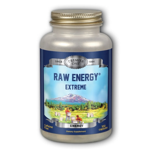 Premier One, Raw Energy Extreme, 720 Mg, 100 Caps