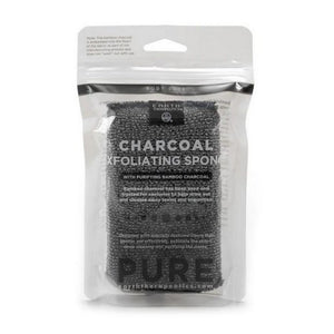 Earth Therapeutics, Vegetable Body Sponge Charcoal, 1 Count
