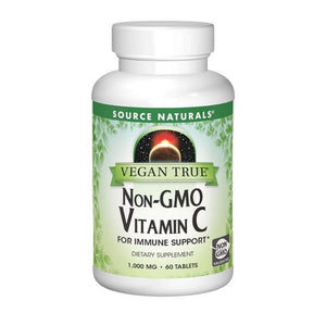 Source Naturals, Vegan True Non-GMO Vitamin C, 1000 mg, 60 Tabs