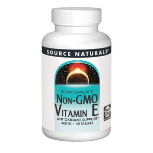 Source Naturals, Vitamin E  Non-GMO, 400 IU, 30 Tabs