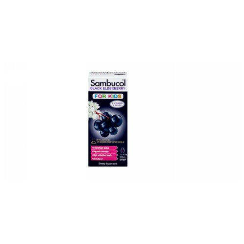 Sambucol, Black Elderberry Syrup For Kids, 7.8 Oz