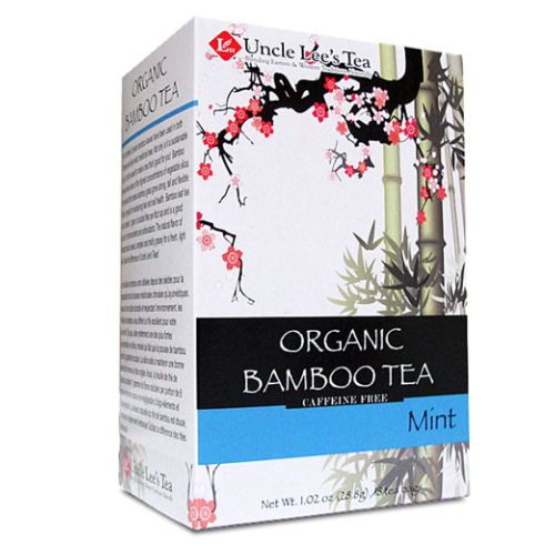 Uncle Lees Teas, Organic Bamboo Tea Mint, Mint 18 Bags