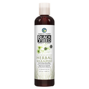 Amazing Herbs, Black Seed Invigorating Herbal Shampoo, 8 oz