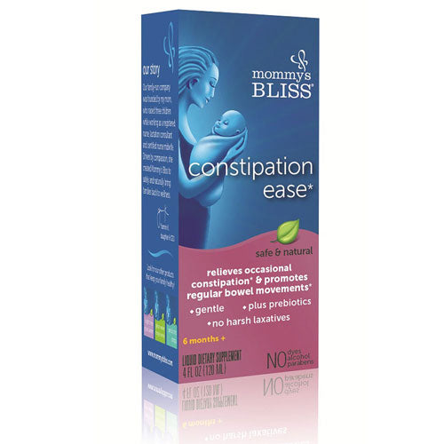 Mommys bliss, Baby Constipation Ease Plus Prebiotics Liquid 6 Months Plus, 4 Oz