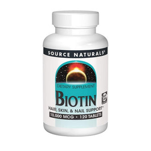 Source Naturals, Biotin, 10000 mcg, 120 Tabs