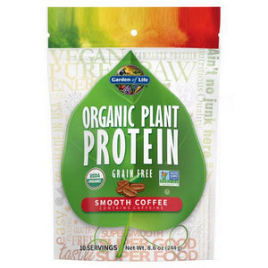 Garden of Life, Organic Plant Protein, Smooth Coffee 9 oz