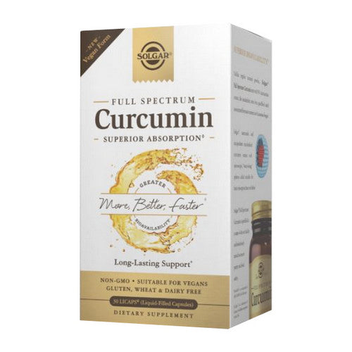 Solgar, Full Spectrum Curcumin, 30 Soft Gels