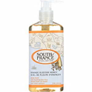 South Of France Soaps, Nourishing Liquid Hand Wash Orange Blossom Honey, 8 Oz