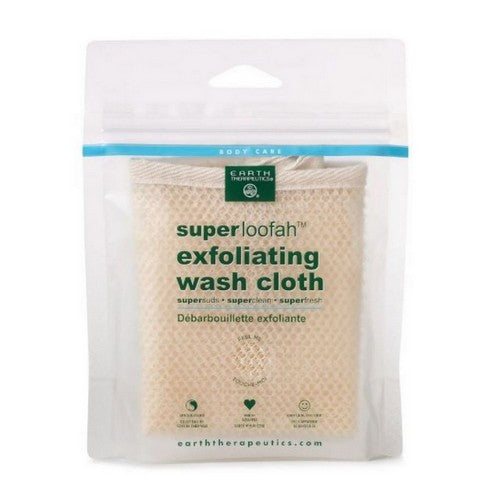 Earth Therapeutics, Super Loofah Exfoliating Cloth, 1 Count