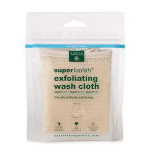 Earth Therapeutics, Super Loofah Exfoliating Cloth, 1 Count