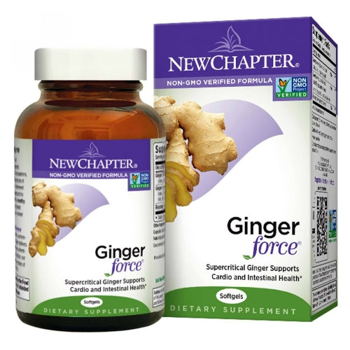 New Chapter, Ginger Force, 30 Veg Caps