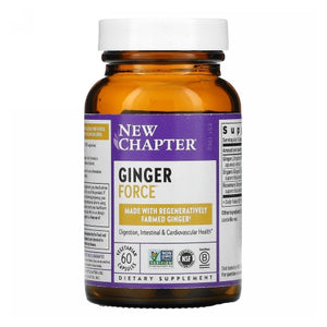 New Chapter, Ginger Force, 60 Liquid Veg Caps